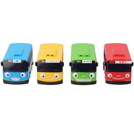 Tayo Gani Lani Rogi - The Little Bus Tayo Special Metal Vehicles Set 4pcs - Image 2